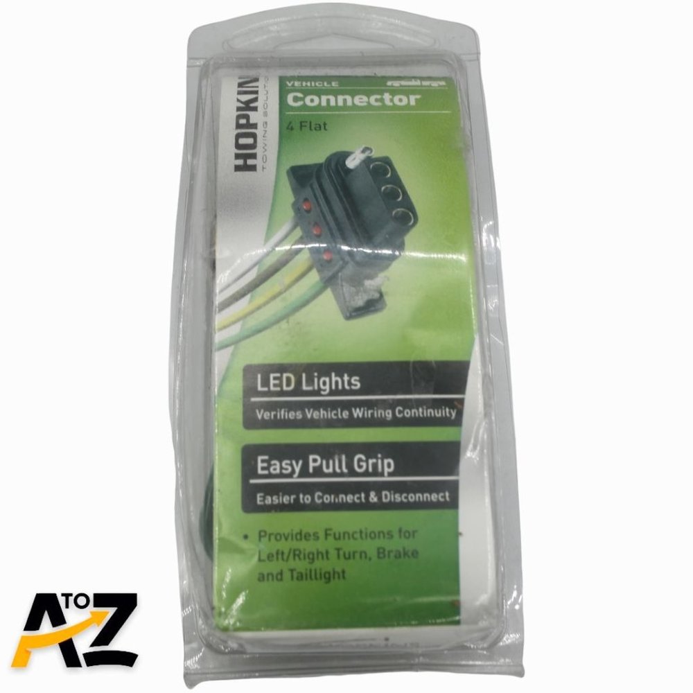 Hopkins Towing Solution 48055 LED Test 4-Wire Flat Vehicle End Connector
